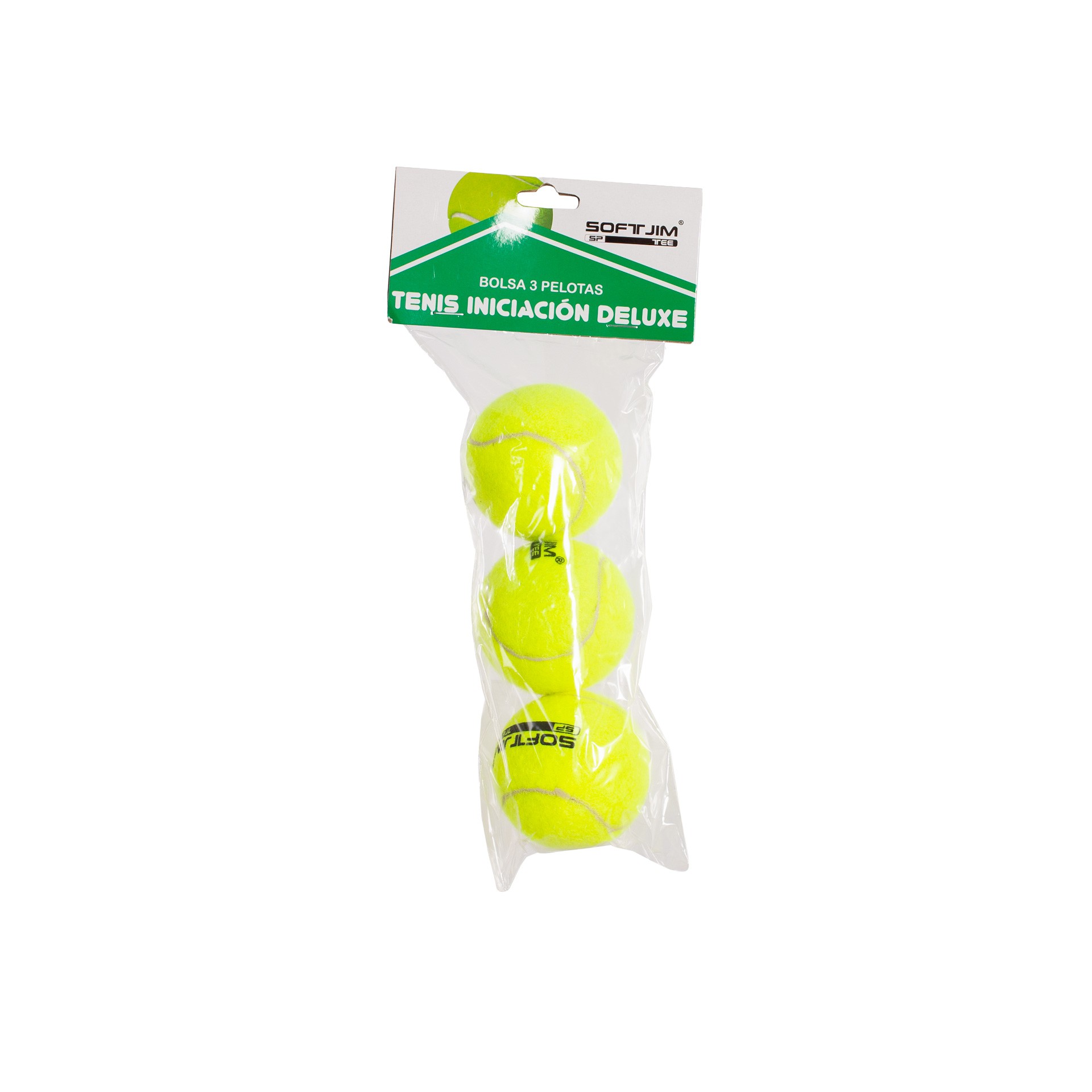 bolsa 3 pelotas de tenis softee iniciacion deluxe 1