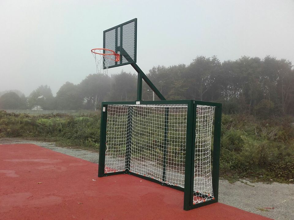 juego porterias f.sala/balonmano – canasta basket verde 2