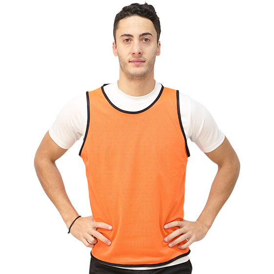 peto reversible unisex naranja negro 1 peto reversible unisex naranja negro 1