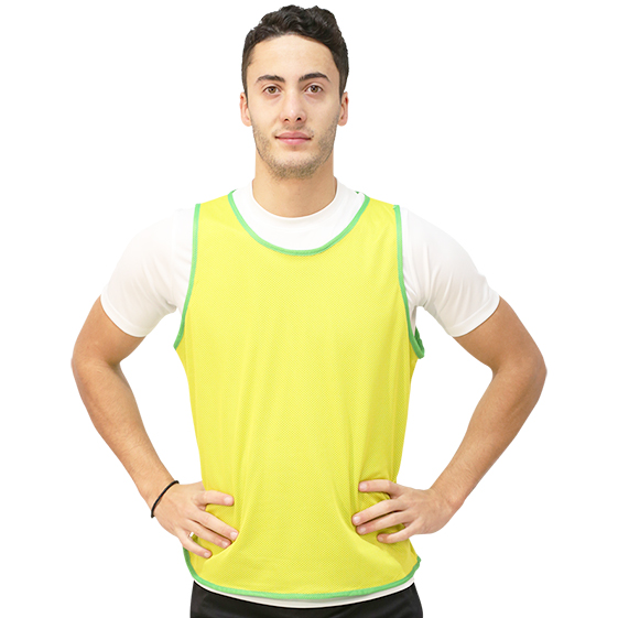 peto reversible unisex verde amarillo 1 peto reversible unisex verde amarillo 1