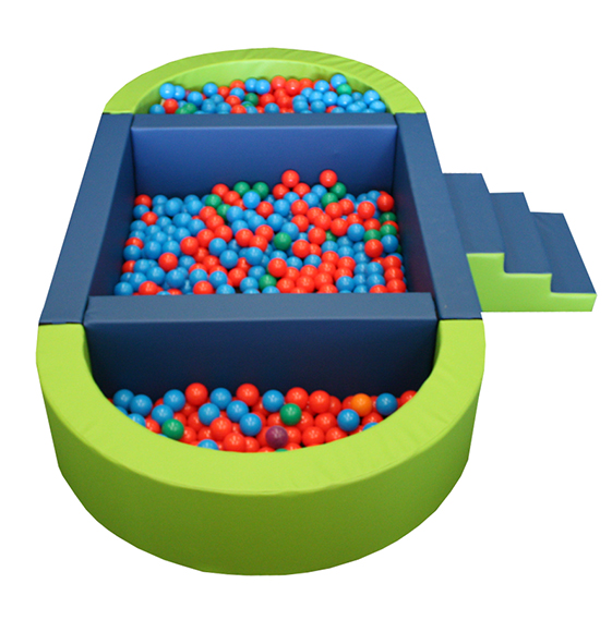 piscina ovalada plus llenado pelotas, 300 x 150 x 40 cm alto x 15 cm ancho (transformable en dos)