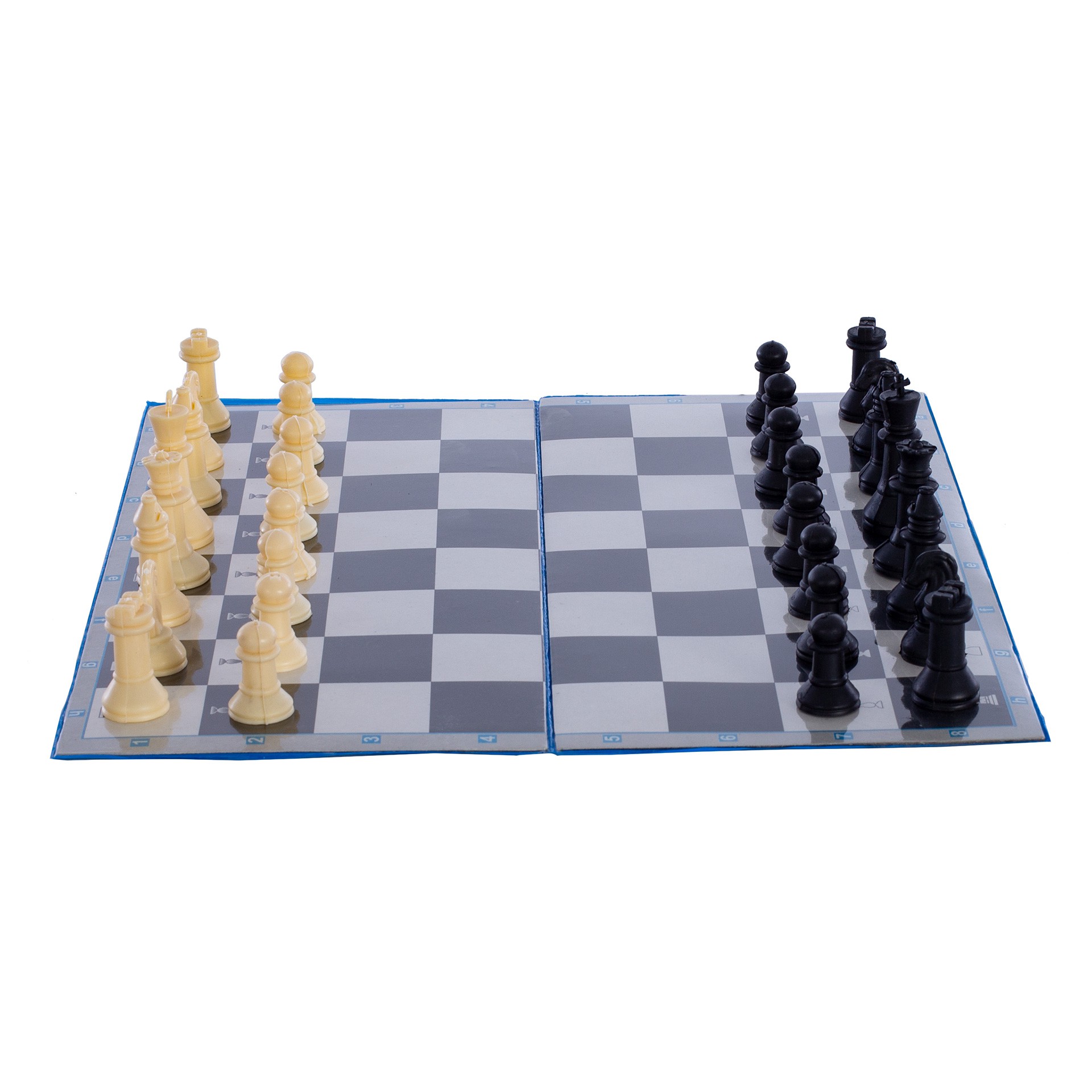 tablero ajedrez 33 cm plegable -incluye fichas sencillas- 4