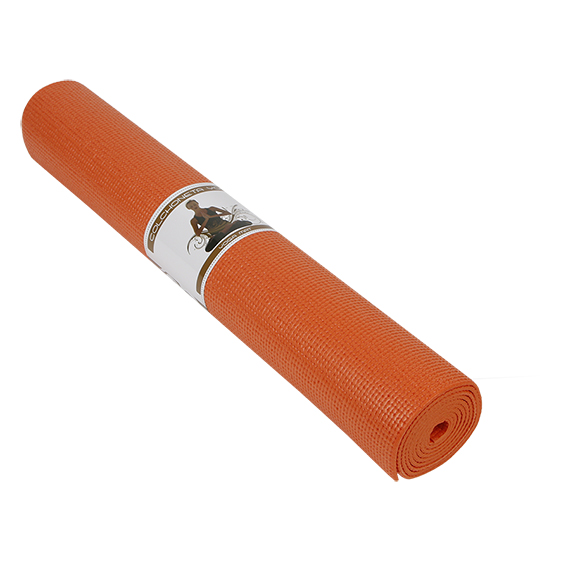 colchoneta pilates/yoga softee deluxe grosor 4mm naranja 1