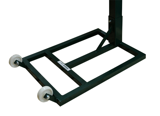 juego (2 unidades) postes voleibol, metalicos, trasladables, cuadrados 80 x 80 mm.
