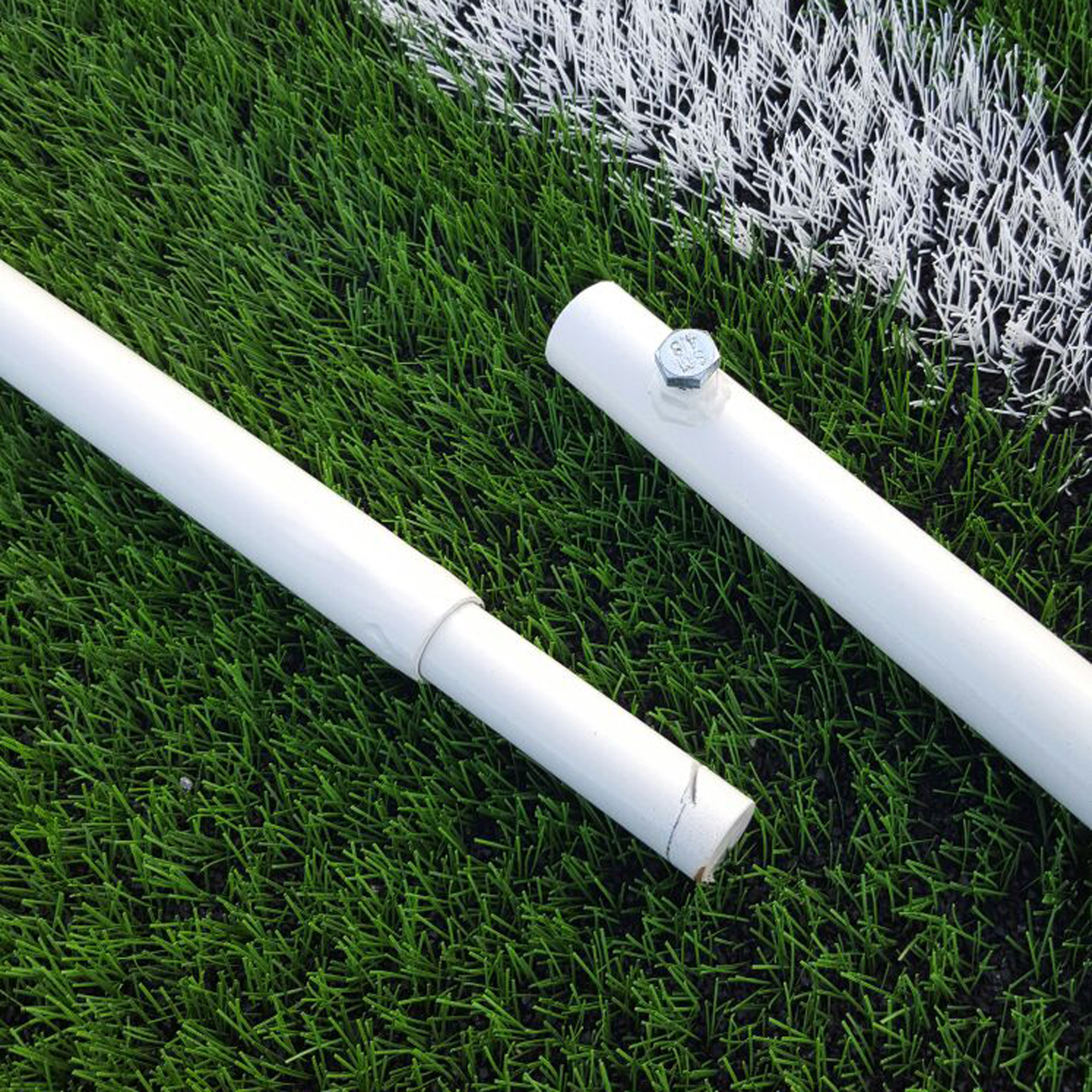 juego de 2 unidades de bases porterias futbol 11recogida red 1