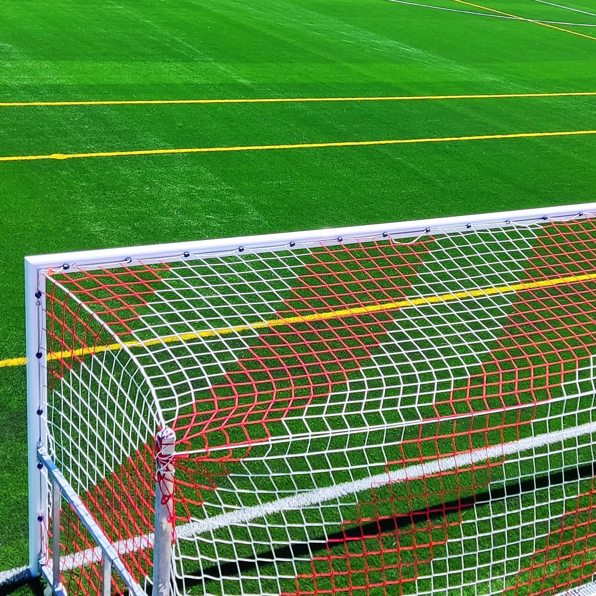 juego porterias aluminio futbol 11  120×100 abatibles con arquillos galvanizados en caliente 2