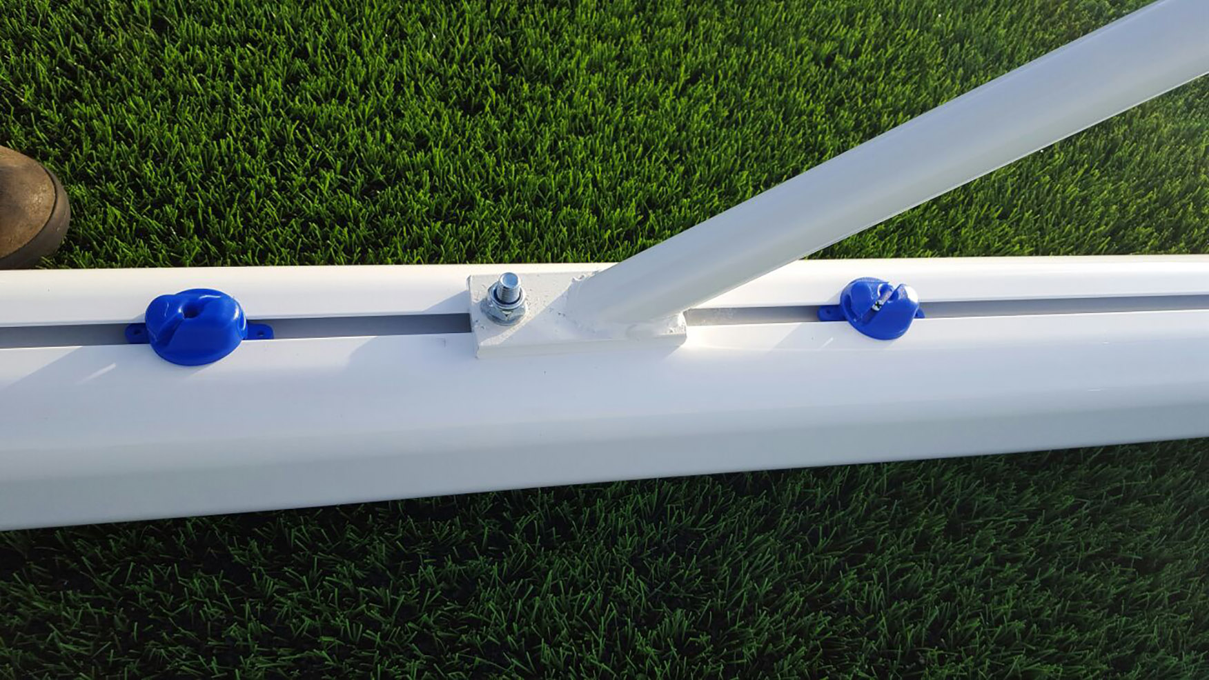 juego porterias fijas aluminio (2 unidades), futbol 11, 120×100 mm. 2