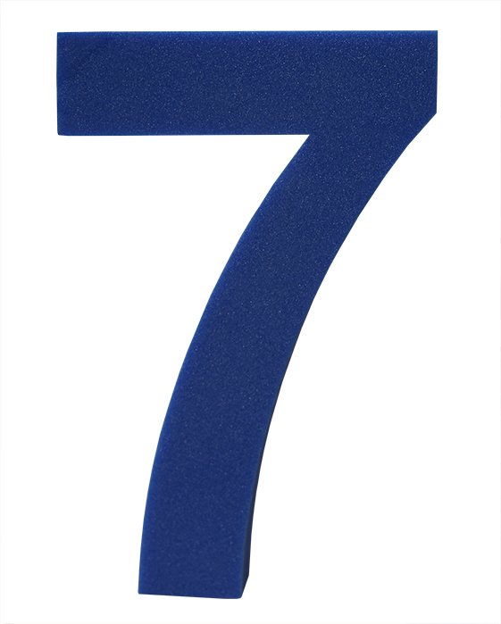 lote 5 minitapices numeros colores variados 8