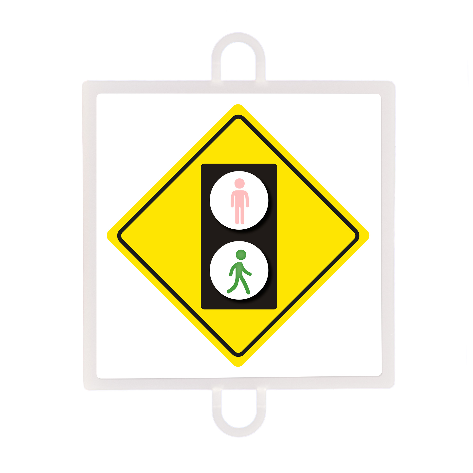 panel de señalizacion trafico de advertencia nº 4 (peatones verde) 1