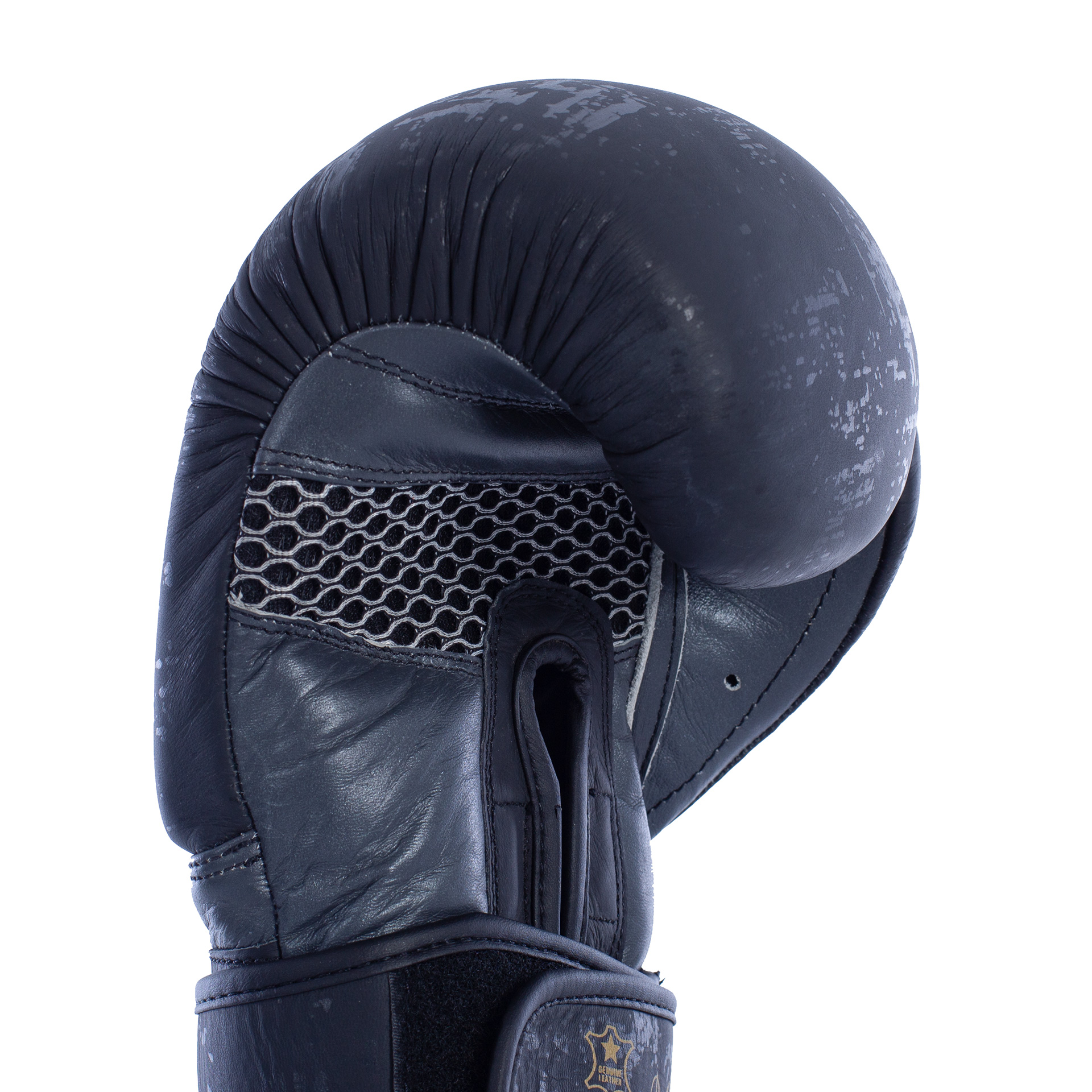 par de guantes boxeo fullboxing piel natural ciclón negro 2