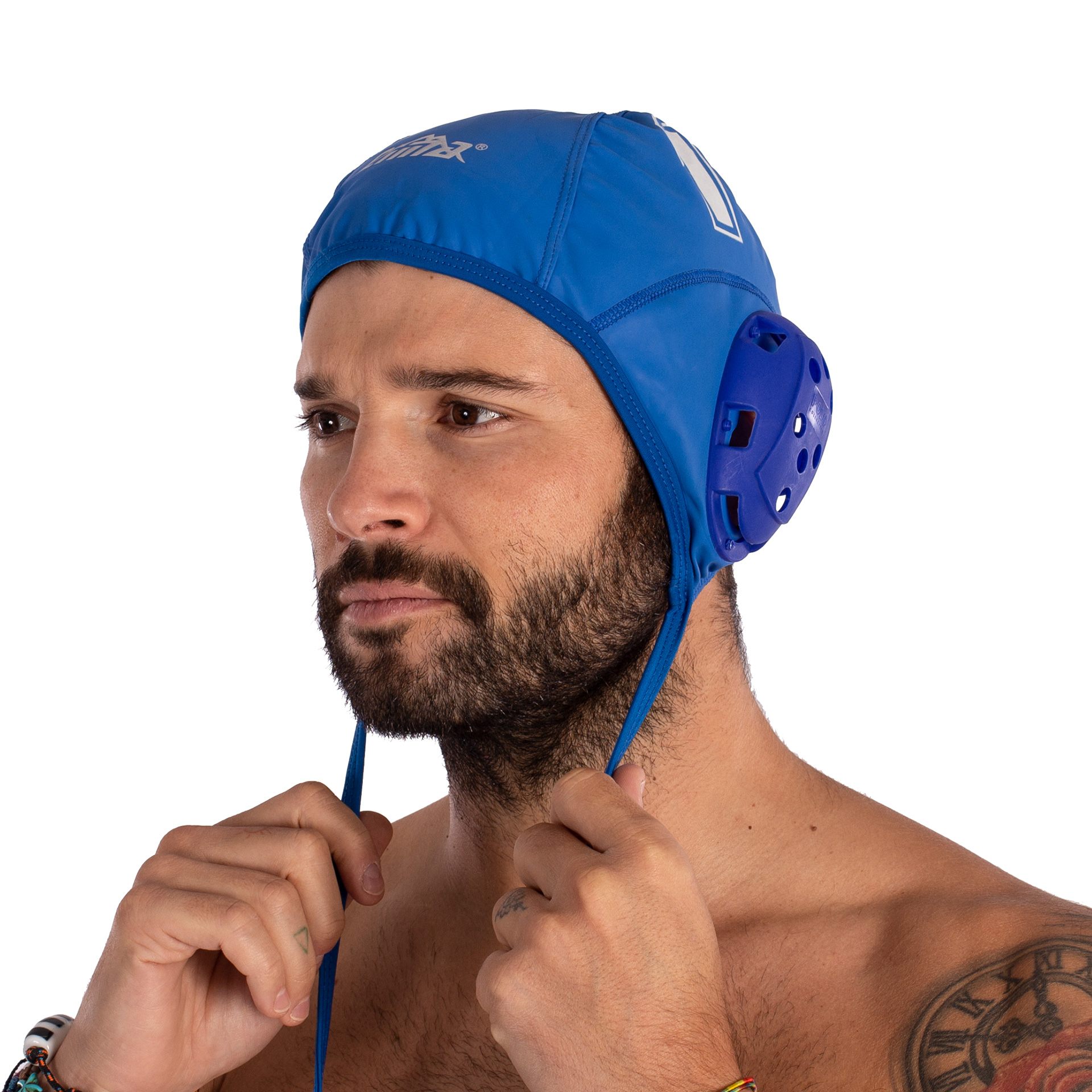 set 13 uds gorros basic waterpolo junior azul 3