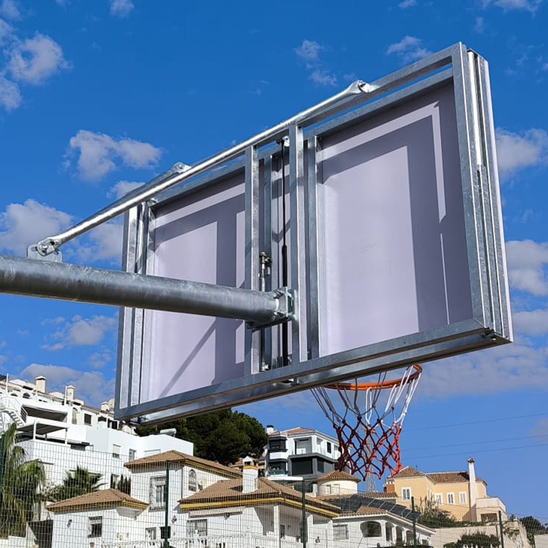 juego 2 sistemas adaptación new automático galvanizado basket-minibasket para canastas softee 1