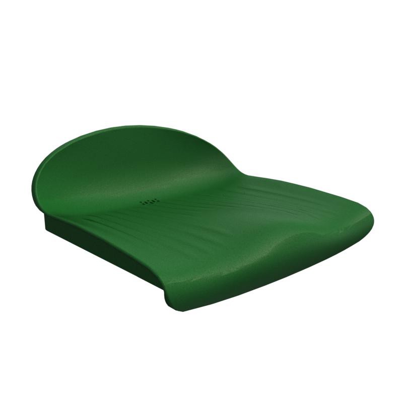 asiento pvc sin respaldo spark sr m4 verde 1