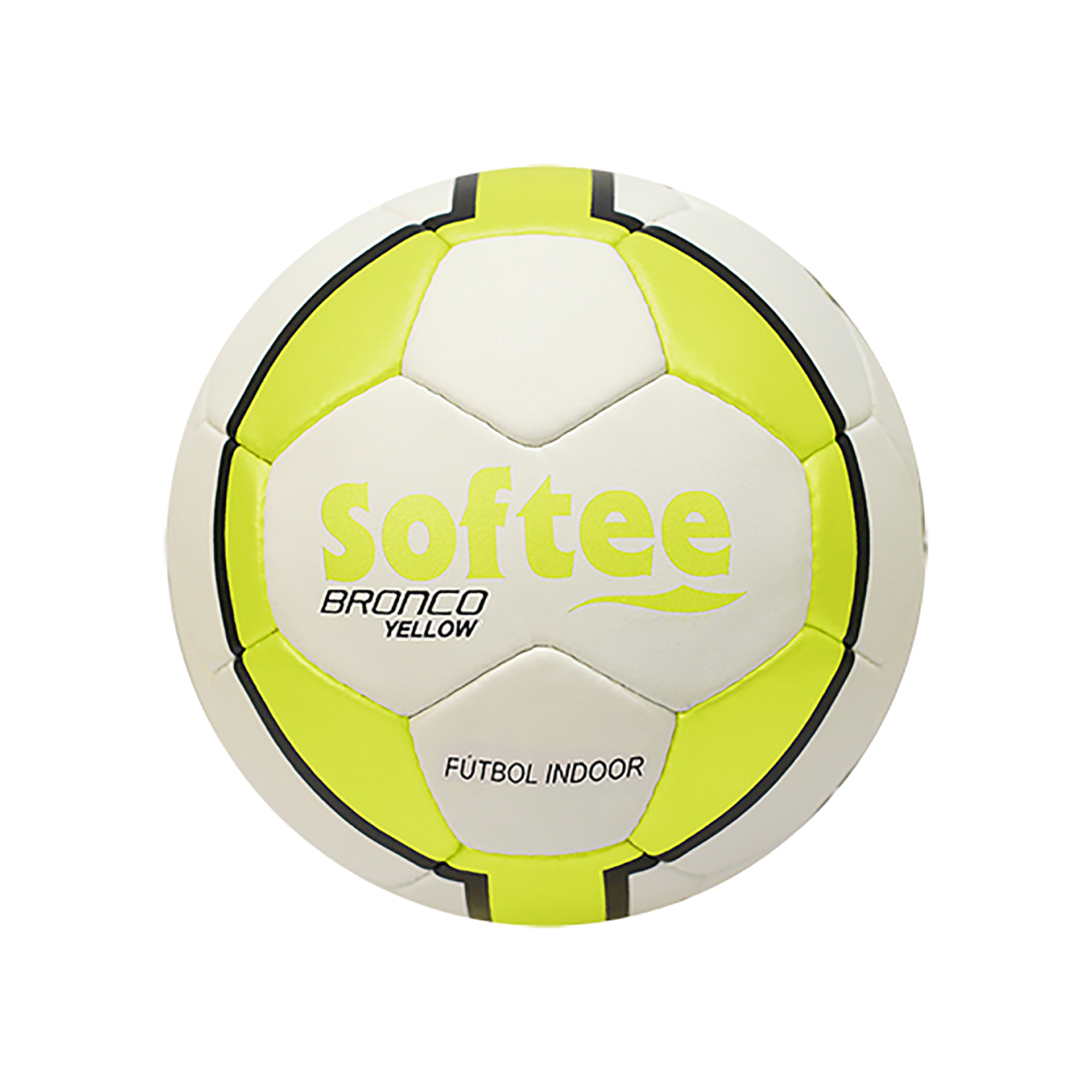 balón softee bronco limited edition indoor amarillo flúor 1