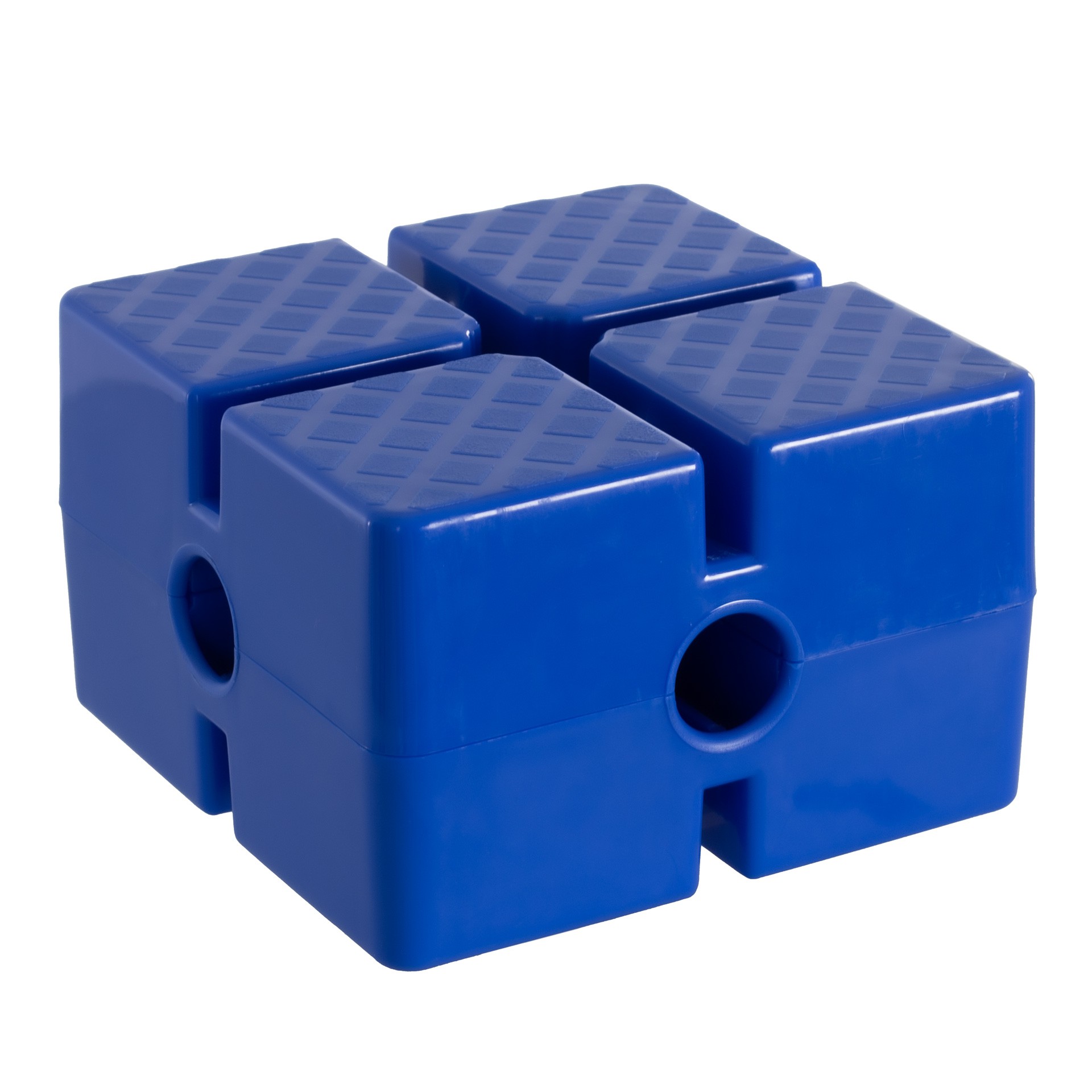 ladrillo cuadrado con soporte para pica y aro azul