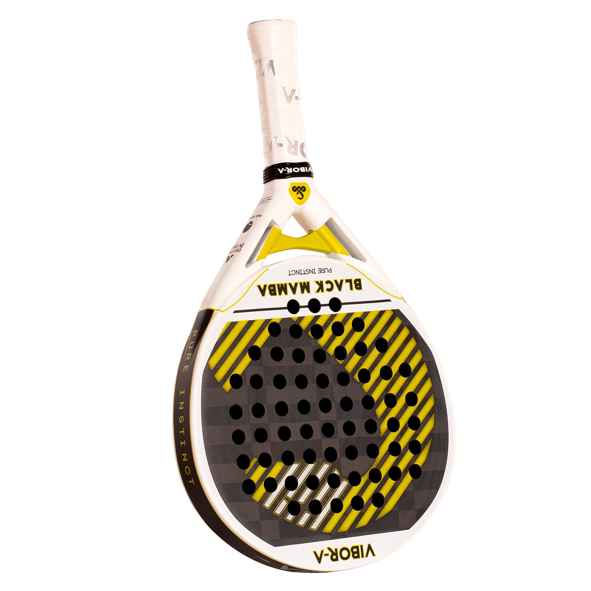 pala pádel vibor-a black mamba evo pro white 6