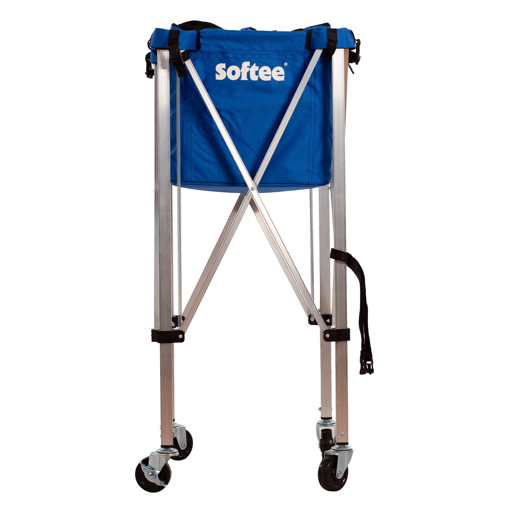 carro portapelotas de tenis/padel/pickleball softee recovery azul gris 2