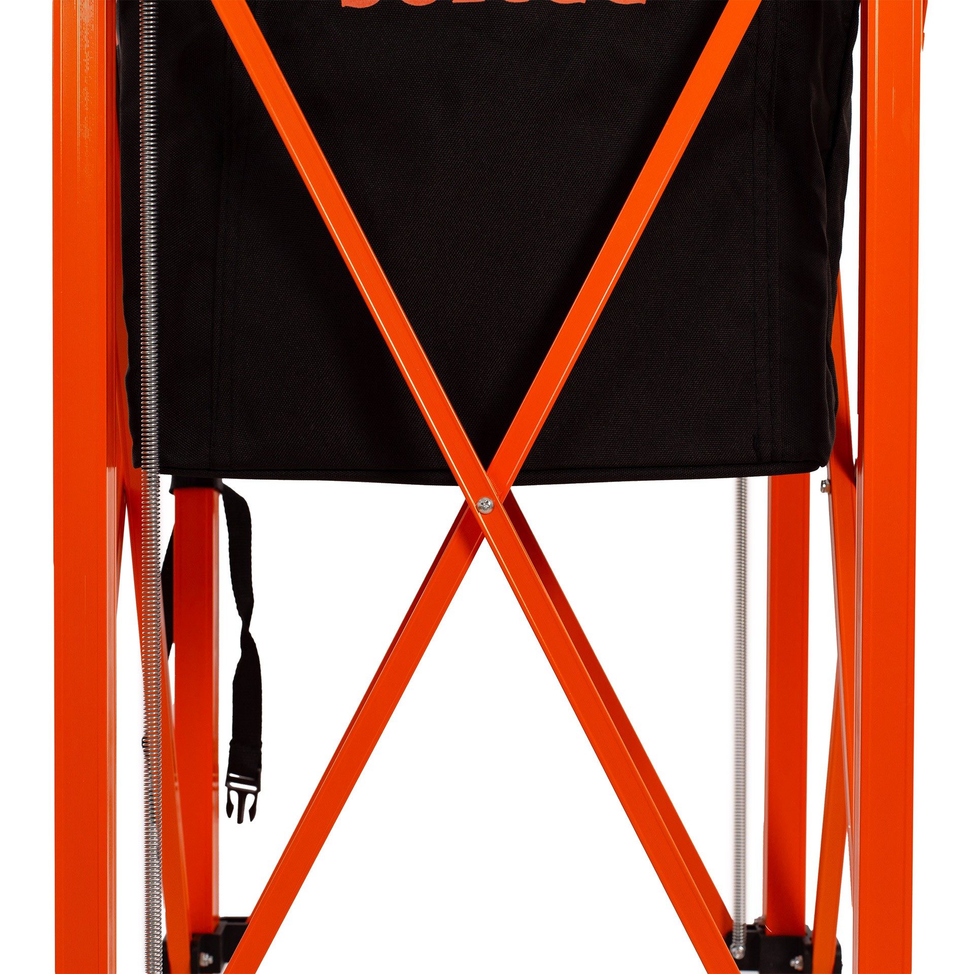 carro portapelotas de tenis/padel/pickleball softee recovery negro naranja 2