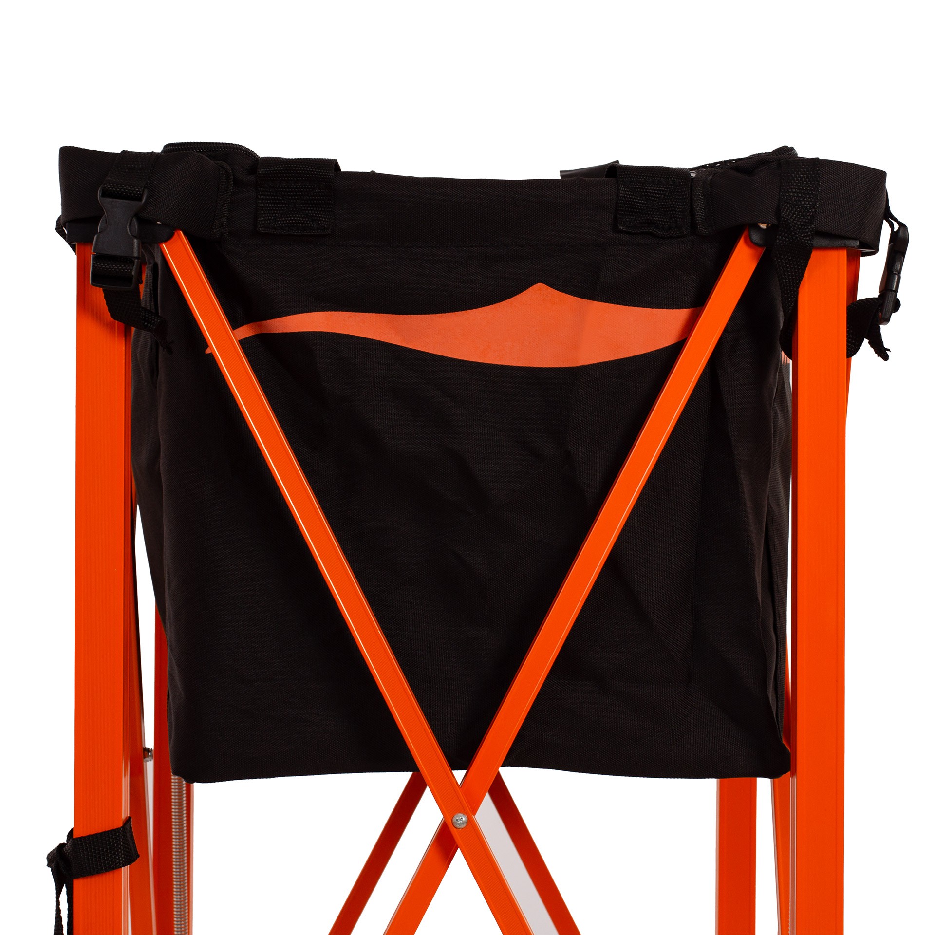 carro portapelotas de tenis/padel/pickleball softee recovery negro naranja 3