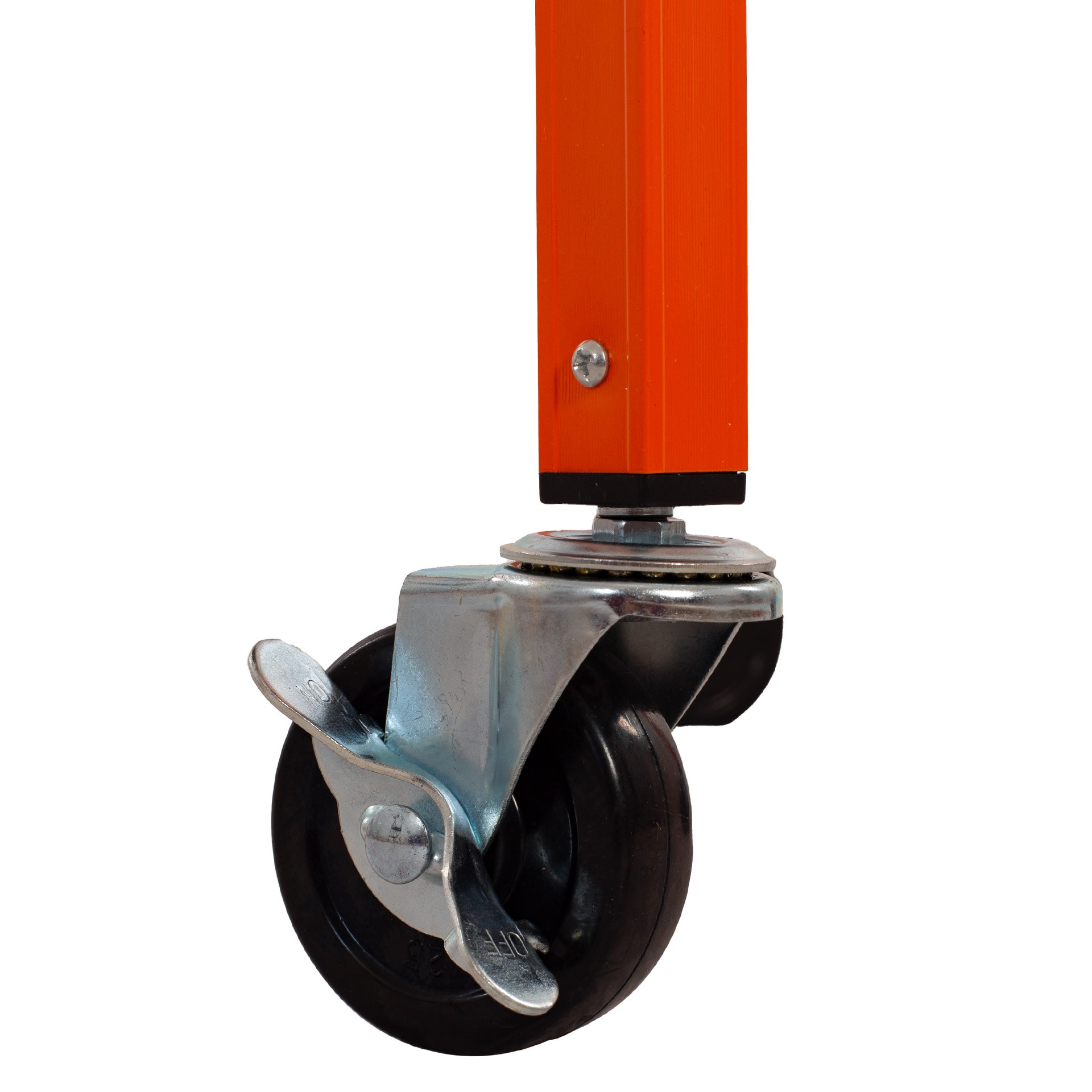 carro portapelotas de tenis/padel/pickleball softee recovery negro naranja 6