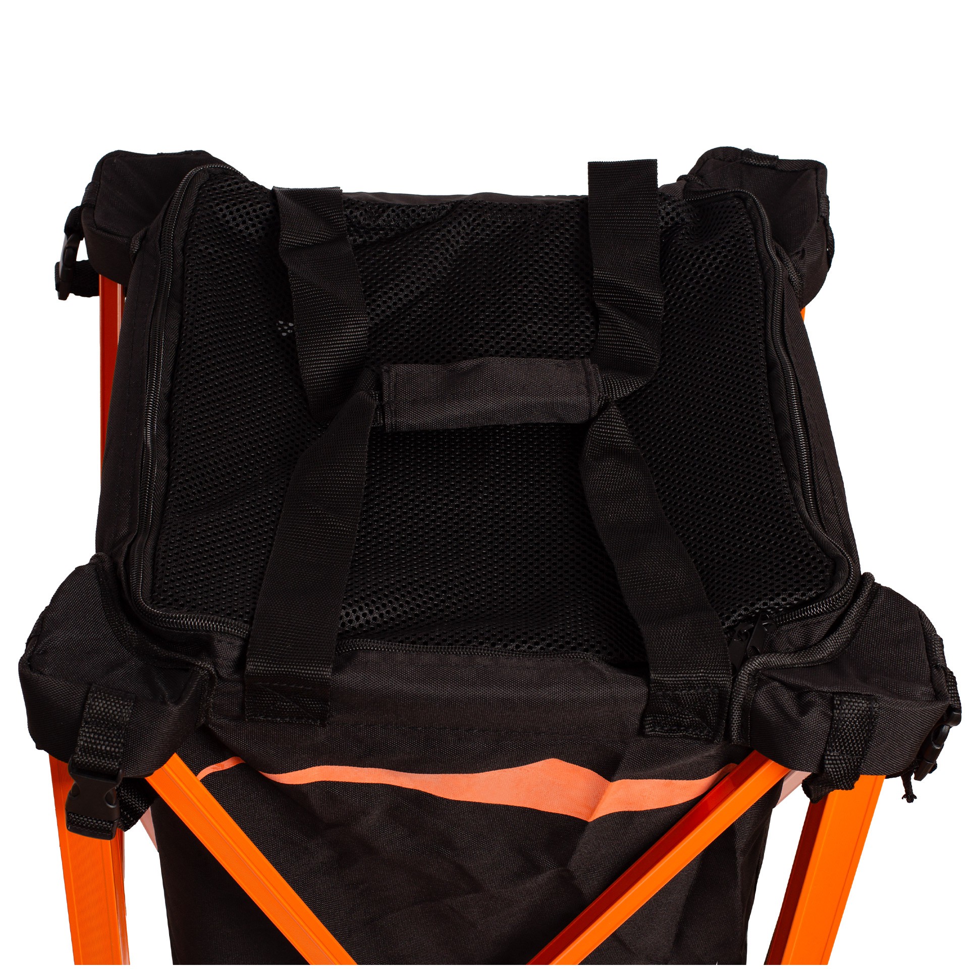carro portapelotas de tenis/padel/pickleball softee recovery negro naranja 7